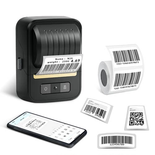 Portable mini thermal label printer.便携迷你热敏标签打印机