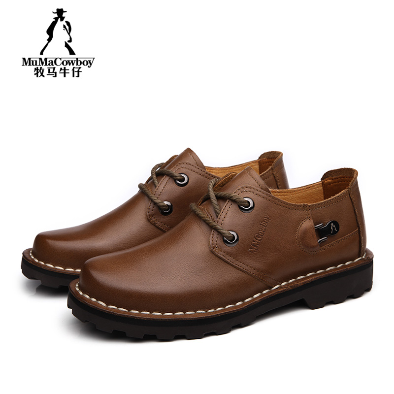 ÄÐÐÝÏÐÓ¢Â׳±¹¤×°Âí¶¡Ð¬ÕæÆ¤Ð¬×Ó´óÍ·man shoes men boys fashion