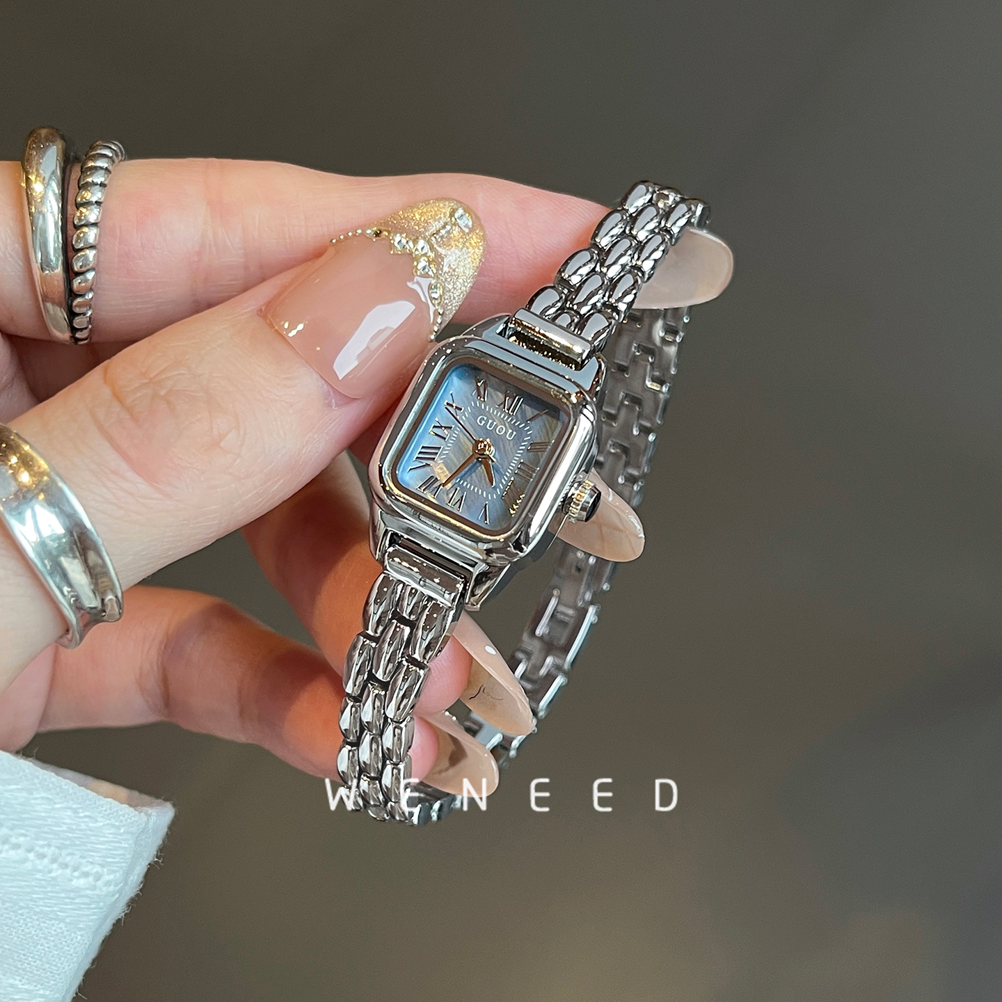 气质方形高级感女款手链小众轻奢