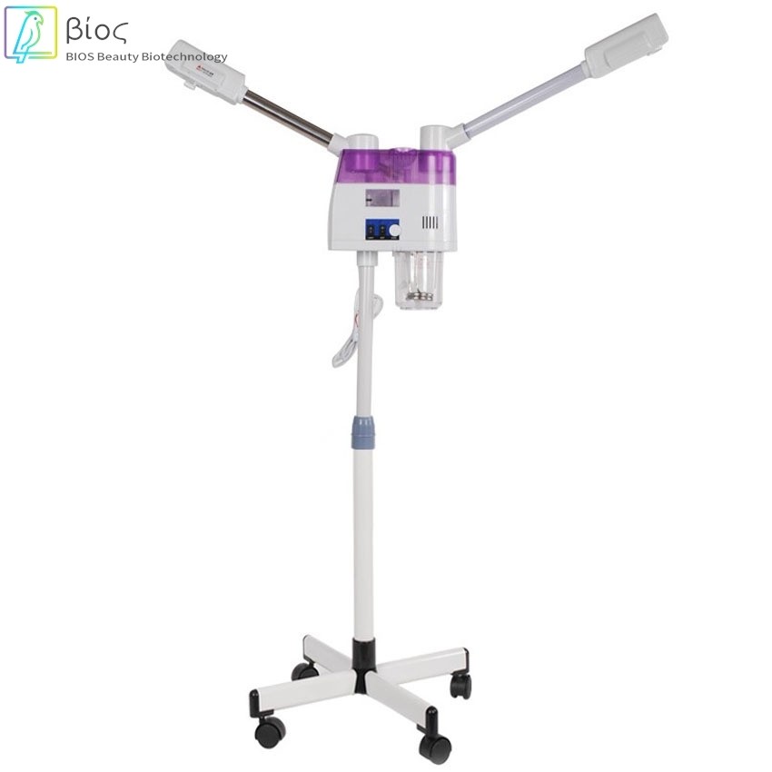 加强型冷热喷雾机家用立式蒸脸器面部补水仪纳米离子双管冷热喷