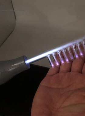 Darsonval 高周波电疗美容仪高频电疗仪臭氧祛痘仪蓝光4合1电疗棒