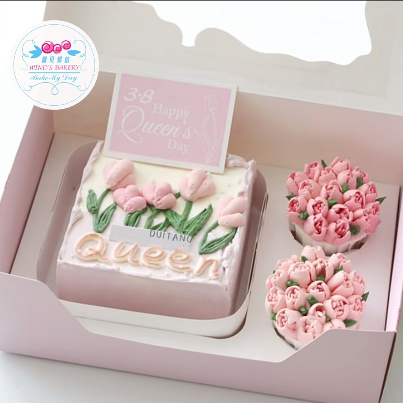 女王花盒\动物奶油生日蛋糕网红送闺蜜上海配送微贝烘焙,零食/坚果/特产,生日/节日蛋糕,淘宝优惠券,粉丝福利购,淘宝优惠卷