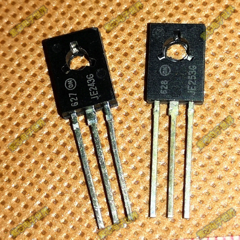 MJE253G+MJE243G TO-126 JE253G+JE243G对管三极管 1对