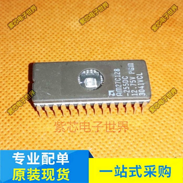 AM27C128-255DC DIP-28  陶瓷带玻璃 直插 全新原装 可直拍