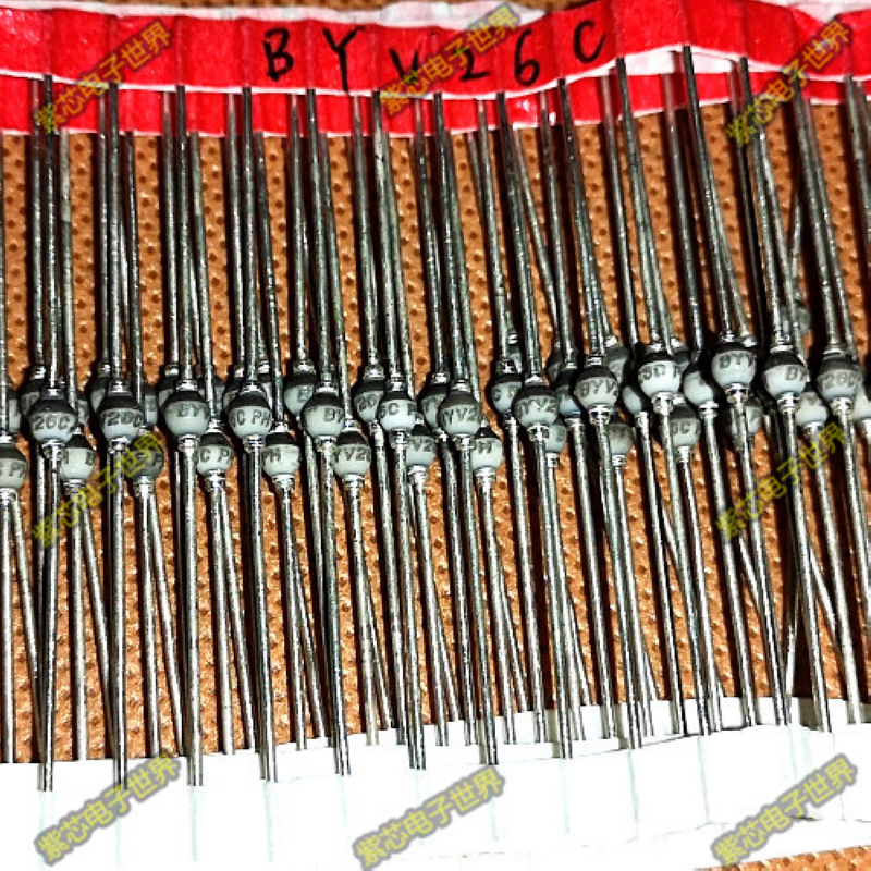 进口原装 BYV26C BYV26 BYV26A 高速快恢复二极管 SOD-57