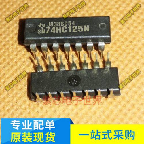 进口原装SN74HC125N 全新原装 集成电路 IC芯片德州  DIP-14