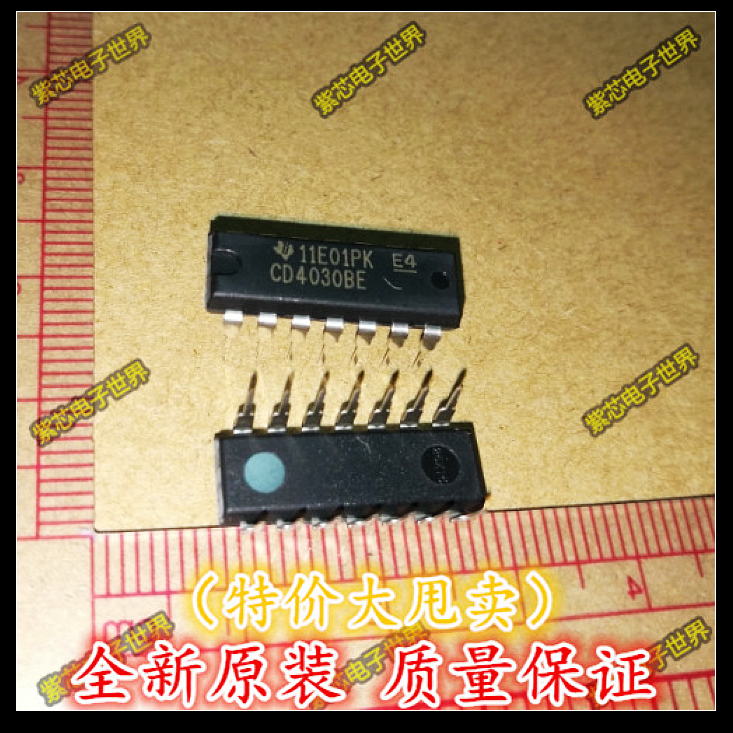 全新原装进口  CD4030BE DIP-14逻辑-逆变器 正品正品