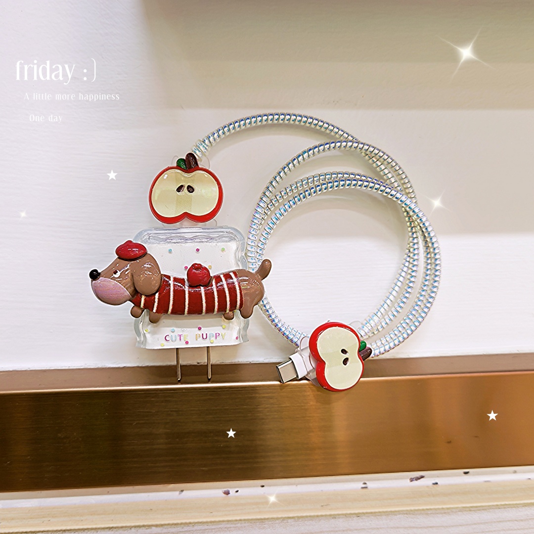 数据线保护套20w适用苹果15手机快充iphone16promax13壳充电器14