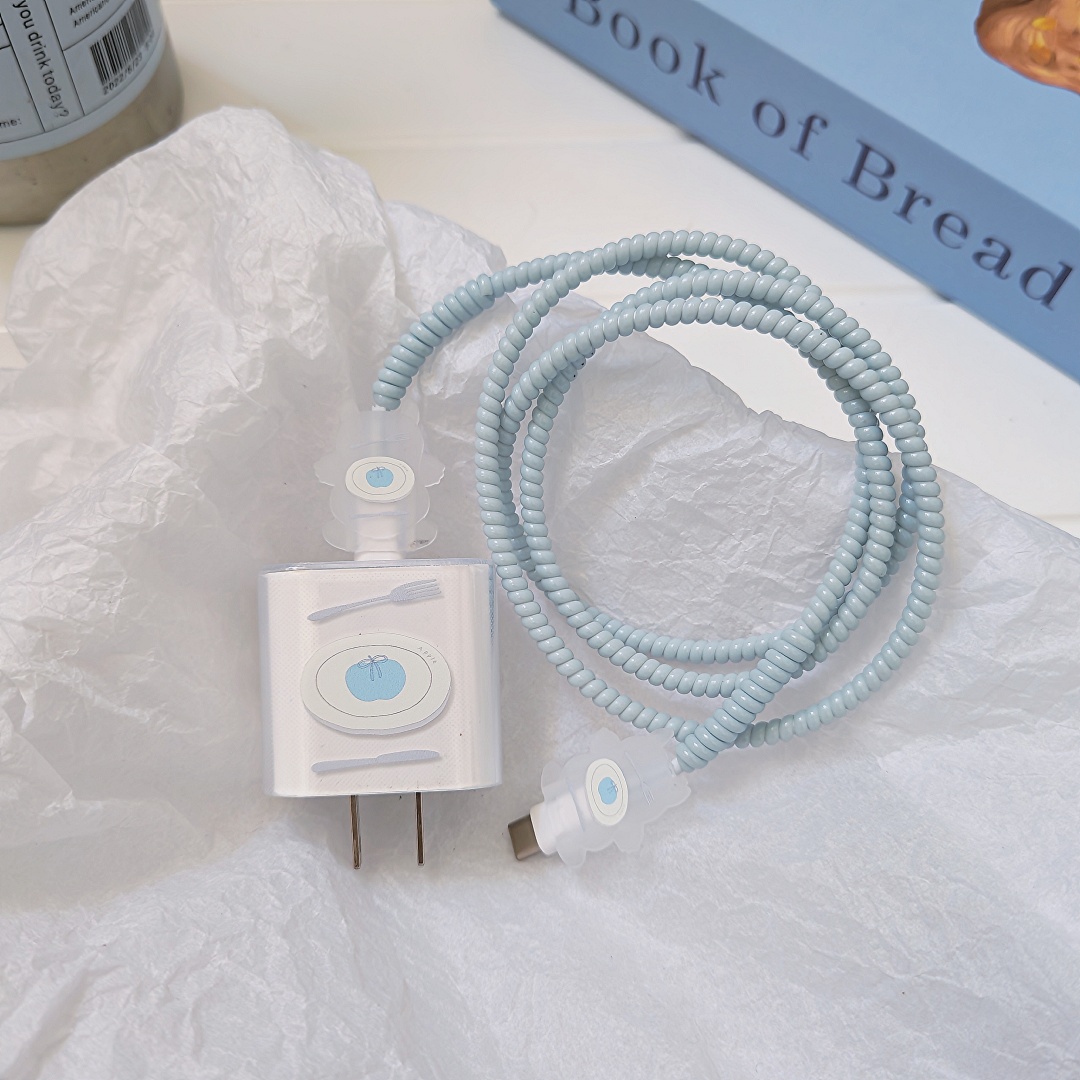 数据线保护套20w适用苹果15手机快充iphone16promax13壳充电器14