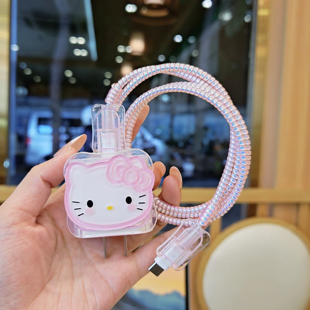 数据线保护套20w适用苹果15手机快充iphone16promax13壳充电器14