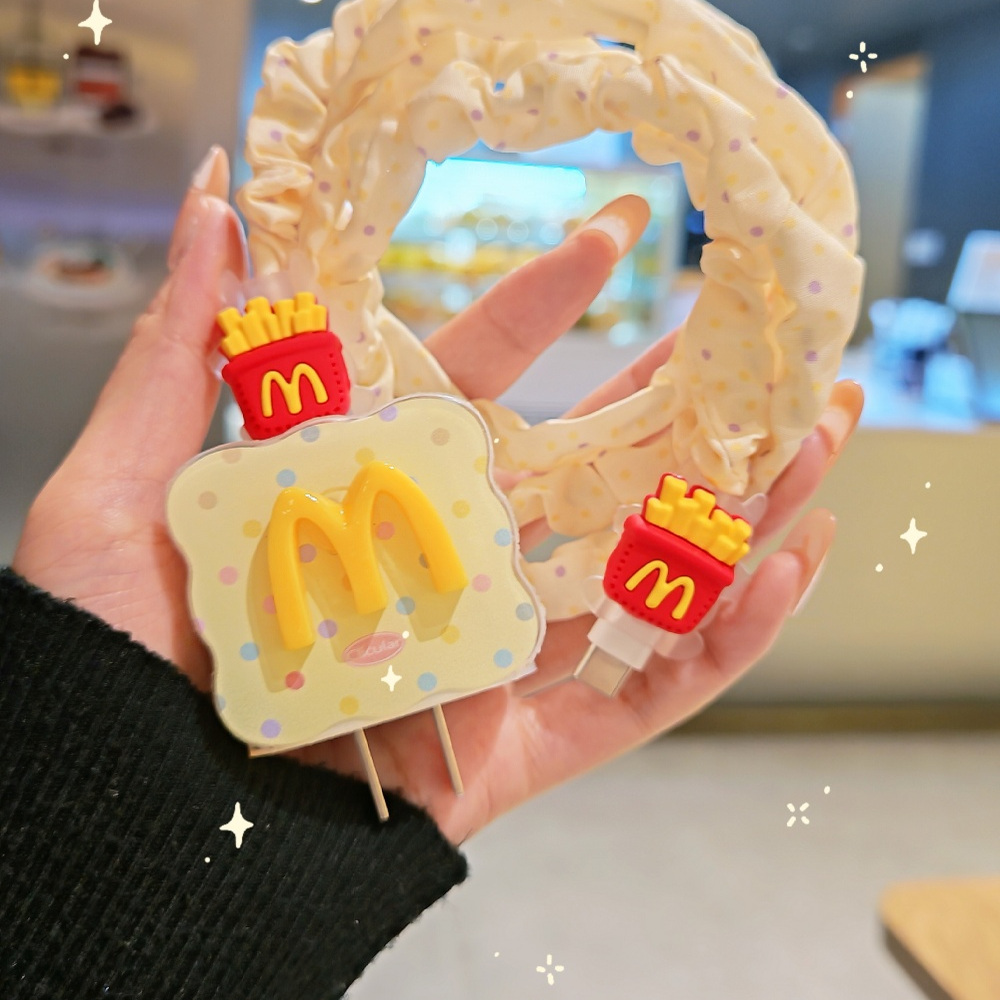 数据线保护套20w适用苹果15手机快充iphone16promax13壳充电器14