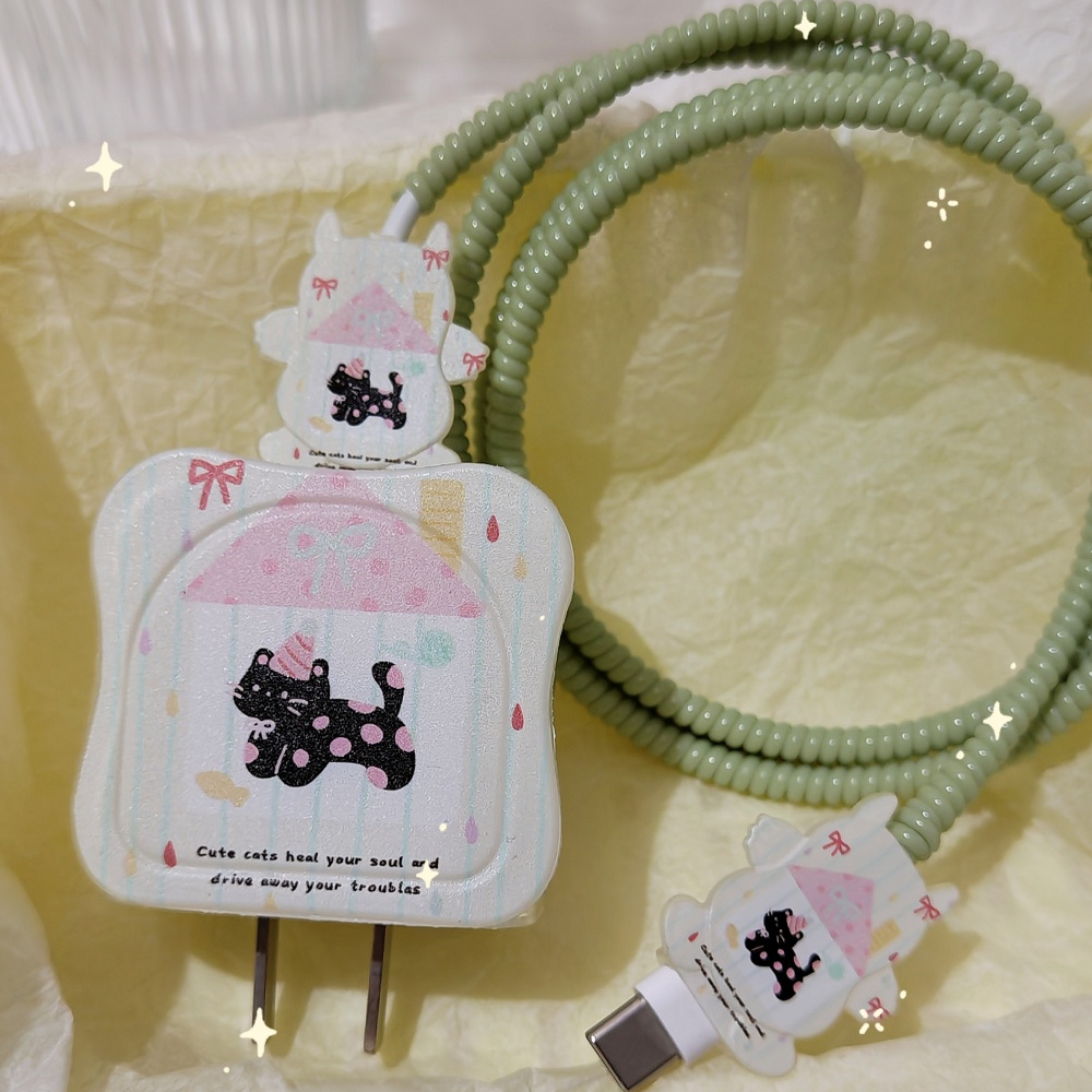 数据线保护套20w适用苹果15手机快充iphone16promax13壳充电器14