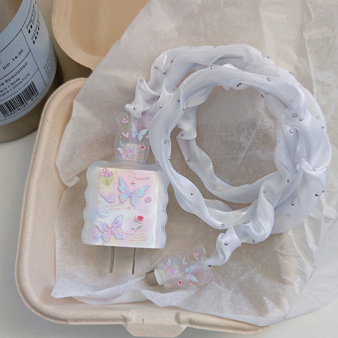 数据线保护套20w适用苹果15手机快充iphone16promax13壳充电器14