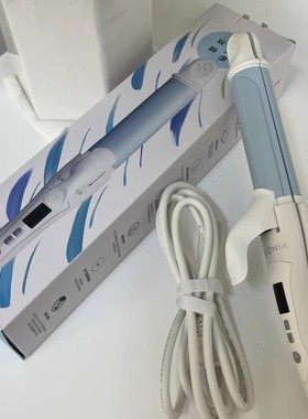 日本SALONIA负离子陶瓷烫直发卷发棒两用离子烫不伤发夹板内扣