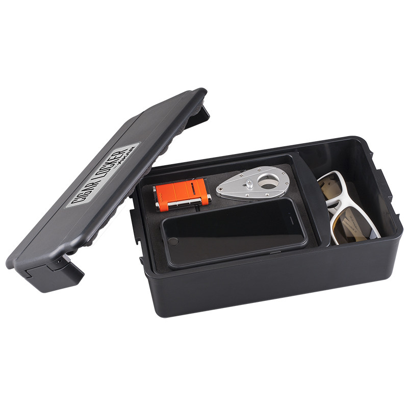 美国西卡xikar便携多只装双层密封盖防水旅行雪茄盒车载保湿10支