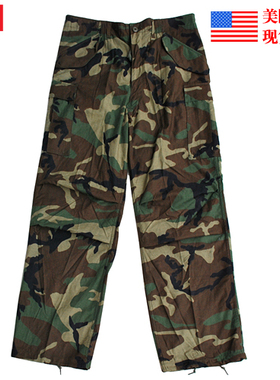 全新收藏级 美国原品公发君版 BDU四丛 M65 作战裤 斜纹 铜拉冬裤