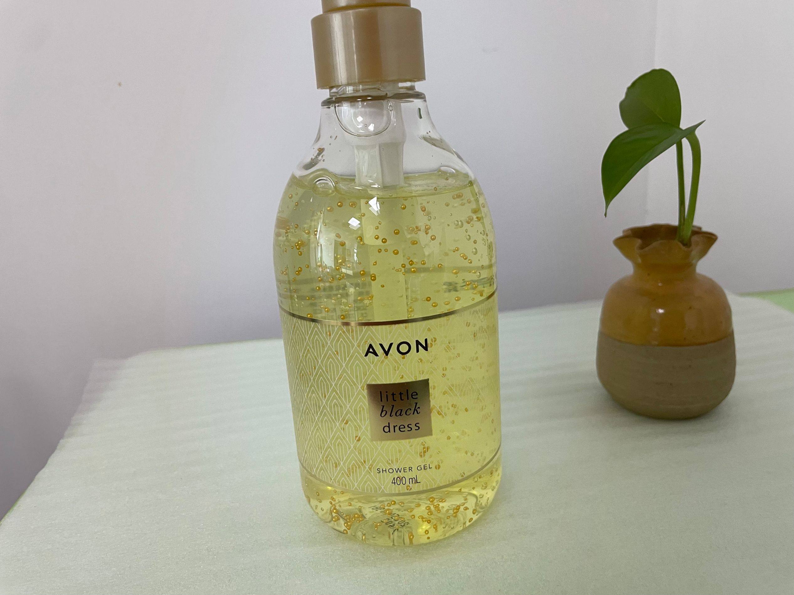 雅芳小黑裙香水沐浴露 400ml持久留香滋润精华