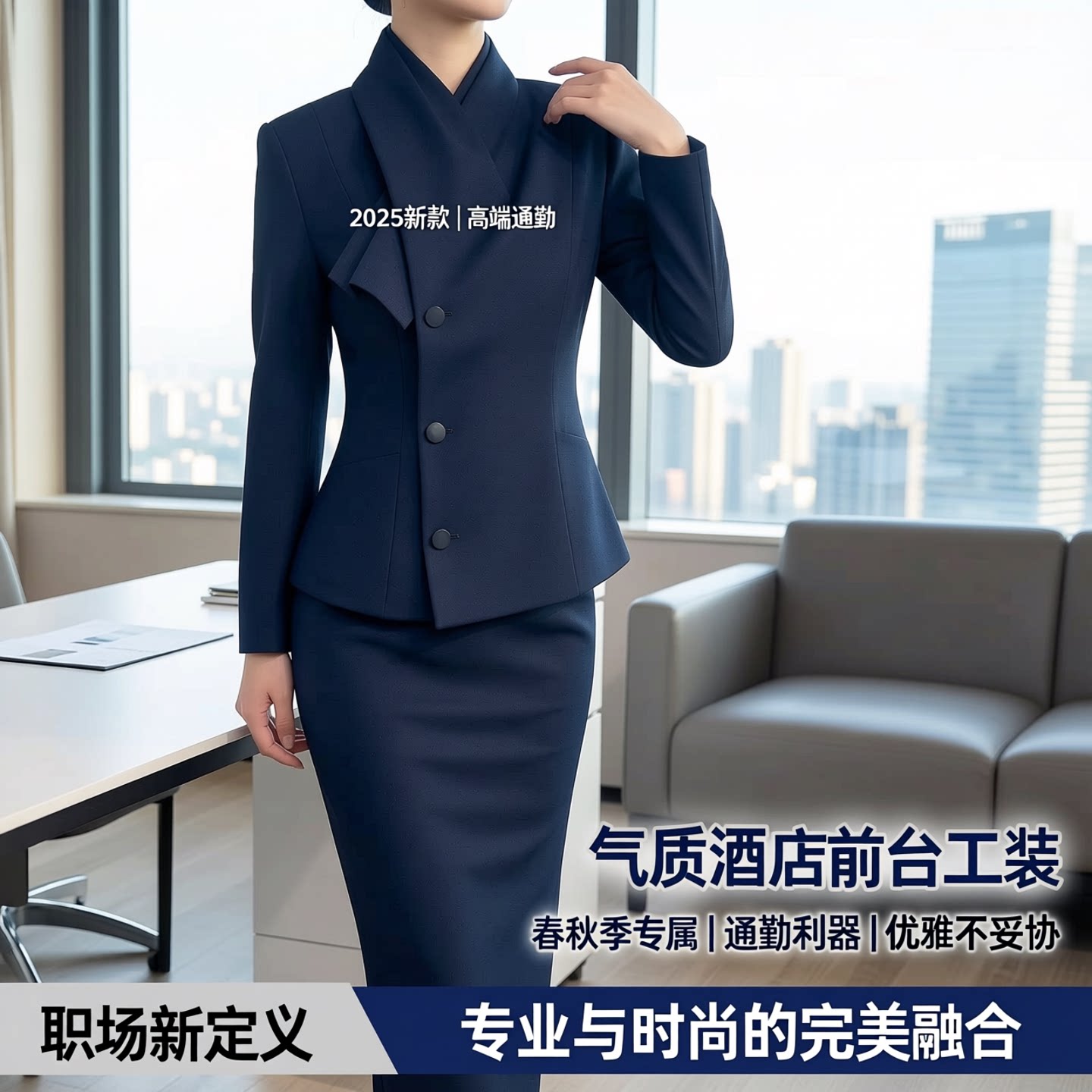 2025新款春秋女高端通勤职业套装