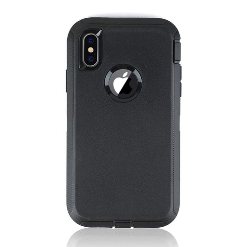 苹果XSMAX硅胶硬壳欧美全包防摔