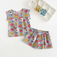 Короткий рукав птица серый