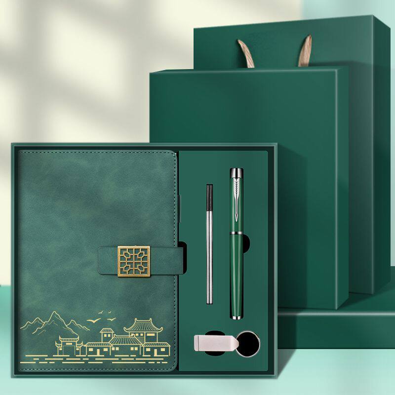 新款定制笔记本子礼盒套装订做A5日记本和笔高档公司办公活动会议