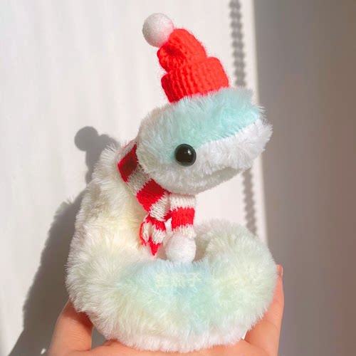 六一小蛇玩偶渐变色粉色毛绒缠绕挂件公仔玩具蛇年吉祥物可爱礼物