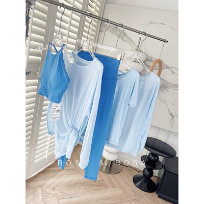 宽松瑜伽上衣专业训练薄款长袖