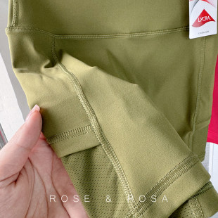 三分健身裤 高腰收腹提臀防卷边瑜伽裤 女普拉提训练紧身运动短裤