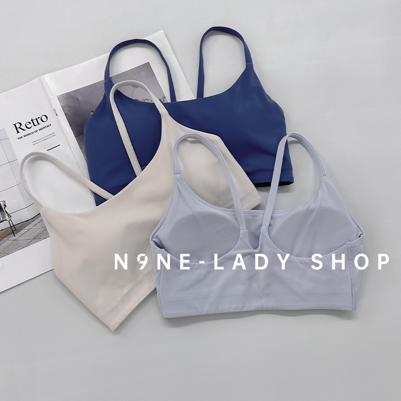 外穿普拉提美背瑜伽训练背心内搭防震防下垂运动内衣跑步健身文胸