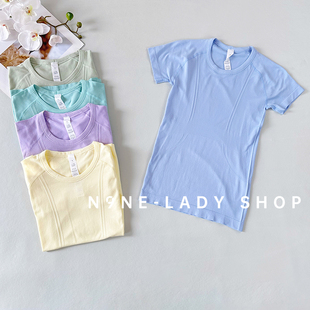 经典修身健身衣女显瘦透气弹力运动服紧身短袖上衣速干t恤瑜伽服