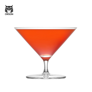 DWF05 水晶玻璃鸡尾酒杯子矮脚马天尼古典三角酒吧调酒 CRISON日式