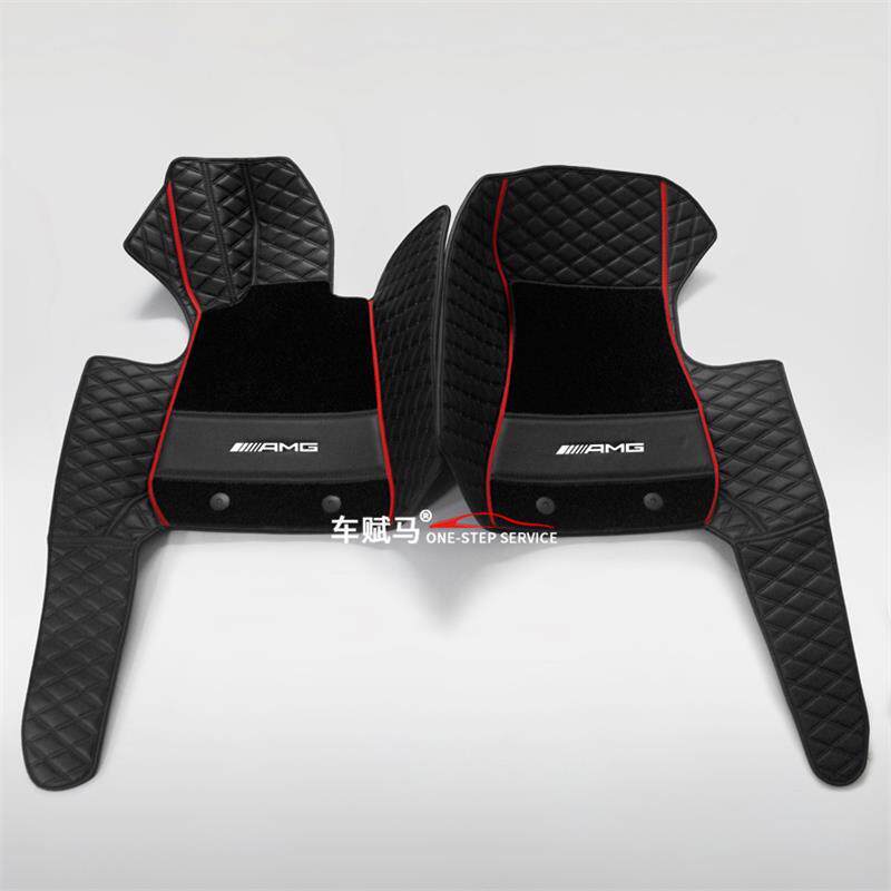 奔驰 amg gt两座跑车专用C190全包围R190 gtr内饰改装GTC gts脚垫