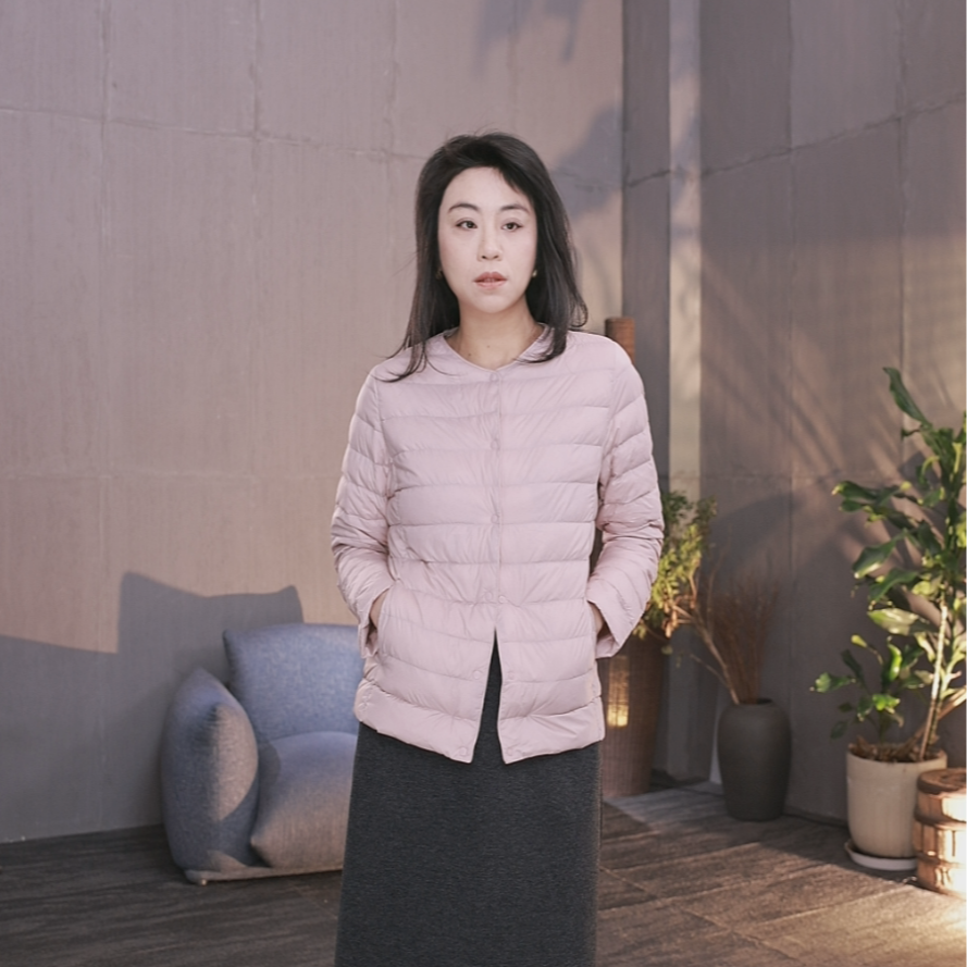 东倪MF 90绒轻薄款无领保暖排骨内胆打底单穿羽绒服冬季 85D25-3