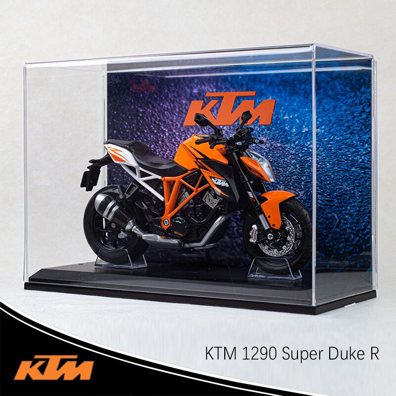 正版KTM1290摩托车模型仿真合金收藏机车可装礼盒 生日礼物送男生