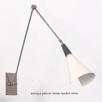 美日式中古铜长臂灯折叠厨房餐厅卧室民宿壁灯Magari Adjustable
