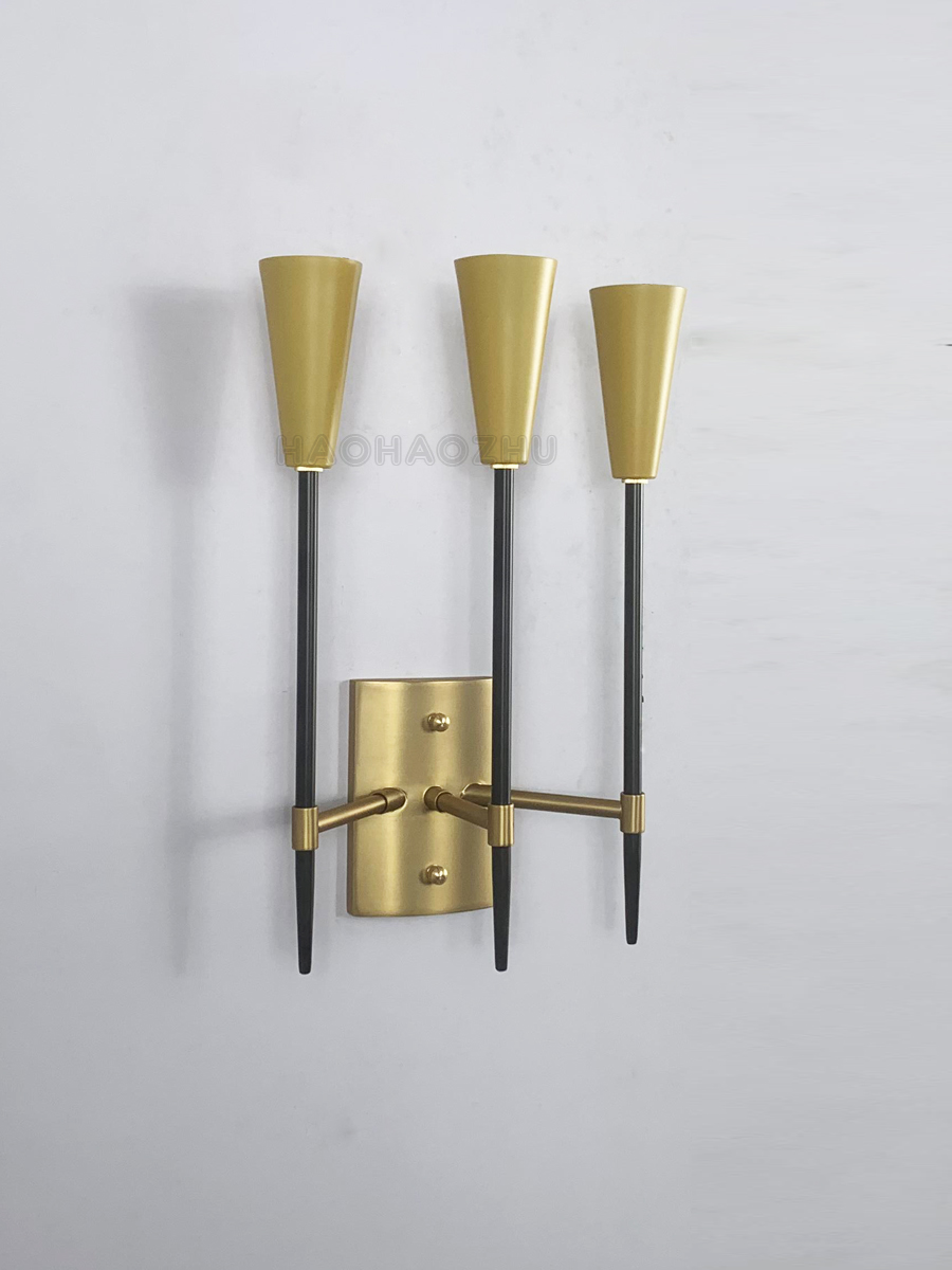 客厅铁艺壁灯手工个性拼色