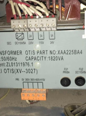 电梯配件 奥的斯电梯变压器 XIZI0TIS变压器XAA225BA4变压器