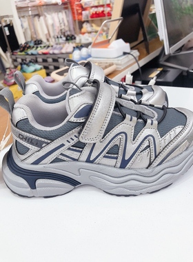 实体店  2025秋季新款男女童双网运动鞋儿童休闲超轻运动鞋90609