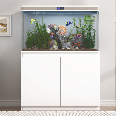 新款 实木多层板鱼缸底柜 超白缸底柜 水草缸底柜 小米专用鱼缸柜