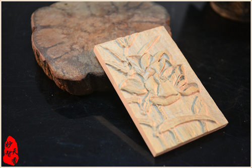 手工雕刻 莲花荷花古典461挂坠黄杨木挂坠收藏礼物 一物一拍