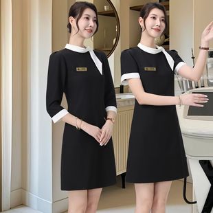 高端美容院美容师工作服秋冬养生皮肤管理珠宝店酒店前台工衣
