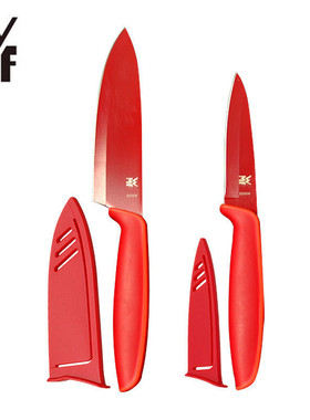 德国WMF水果刀福腾宝切瓜果小刀具厨房家用不锈钢蔬菜刀2件套装