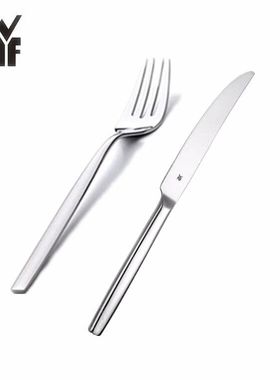 德国WMF福腾宝进口牛排刀叉勺高端不锈钢酒店家用牛扒西餐具套装
