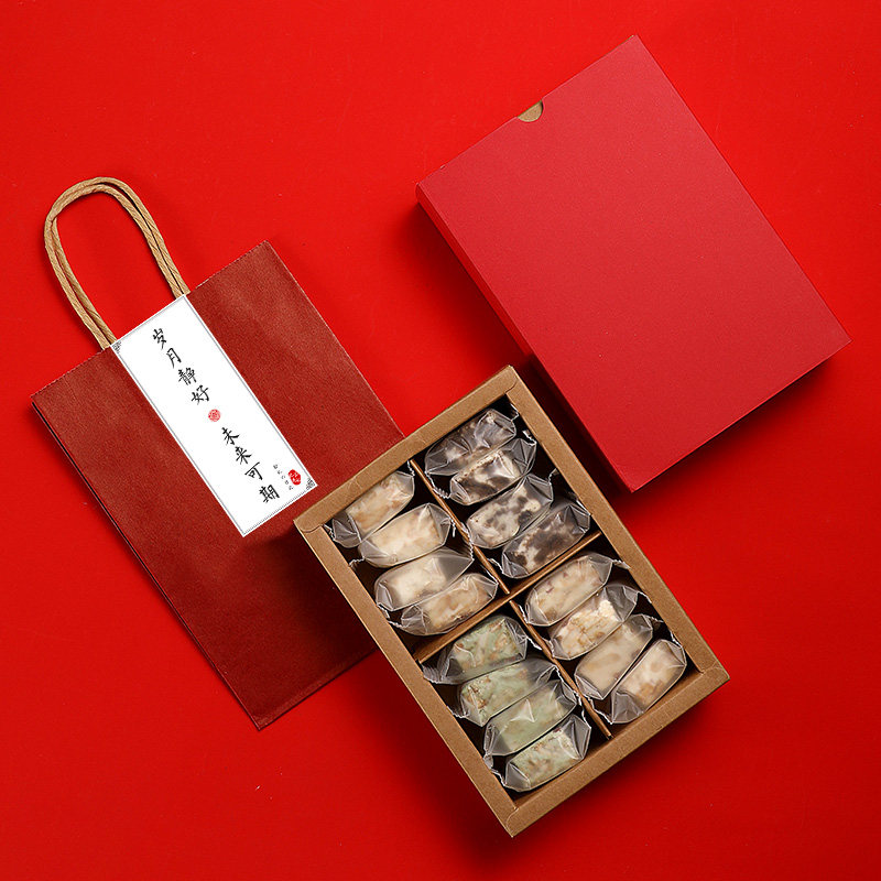 礼盒装高颜值伴手礼零食蔓越莓雪花酥糕点送男女友生日礼物大礼包