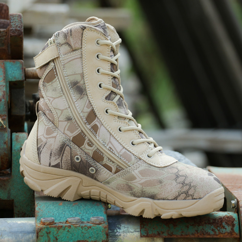 Bottes militaires pour homme - porter - Ref 1402099 Image 1