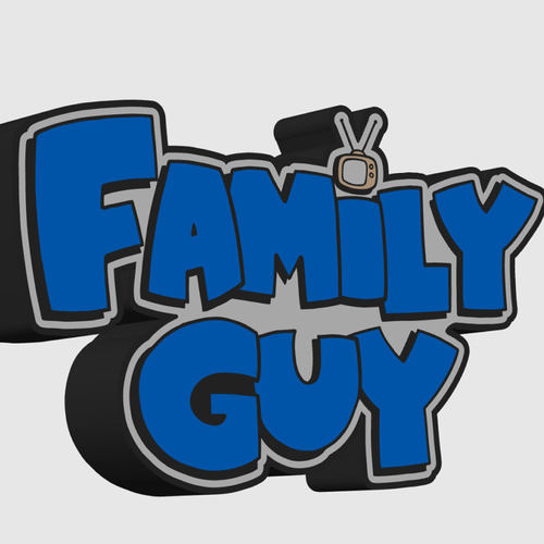 FamilyGuy3D打印桌面壁挂氛围灯