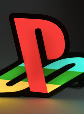 3D索尼logo灯箱电竞房创意氛围灯