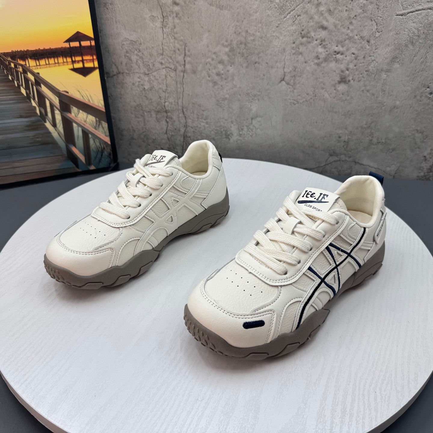 全皮登山鞋女德训鞋2026春季网红ins爆款皮面防水休闲运动旅游鞋,女鞋,时尚休闲鞋,淘宝优惠券,粉丝福利购,淘宝优惠卷