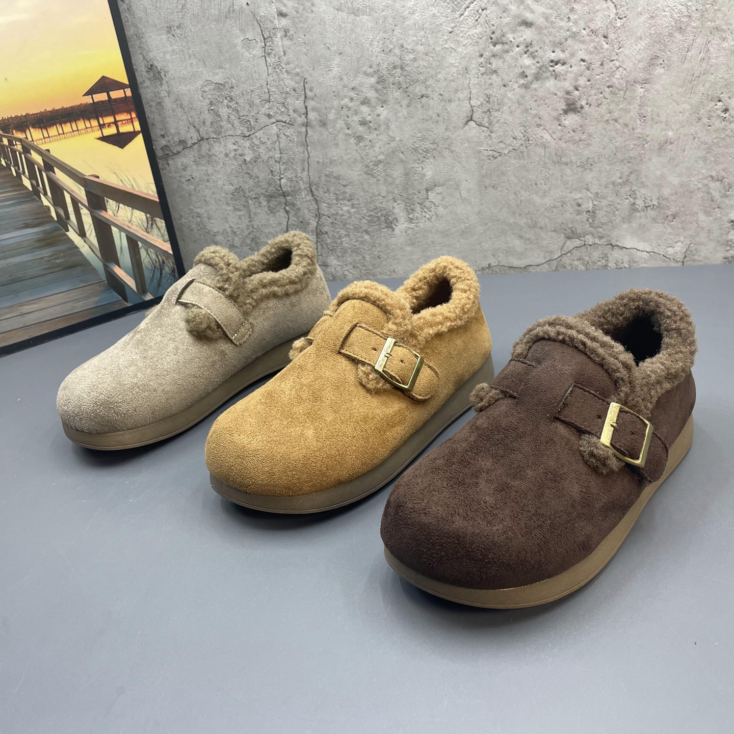 时尚百搭加绒保暖棉鞋女鞋