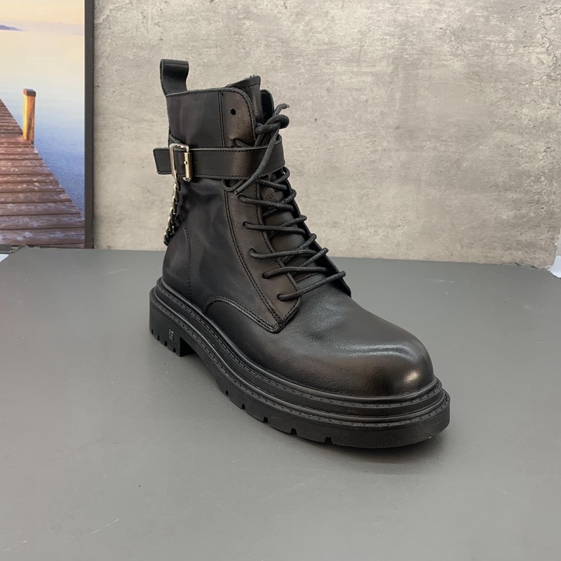 真皮头层牛皮！商场专柜断码女靴皮带扣软皮牛皮百搭英伦马丁靴女,女鞋,马丁靴,淘宝优惠券,粉丝福利购,淘宝优惠卷